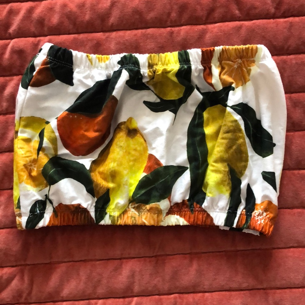 Cropped tube top